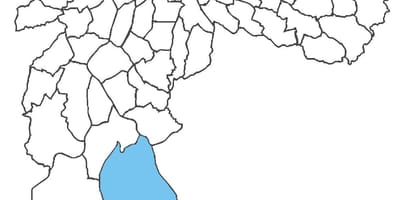 Mapa Grajaú auzoan