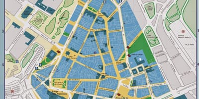 Mapa hirigune historikoan São Paulo