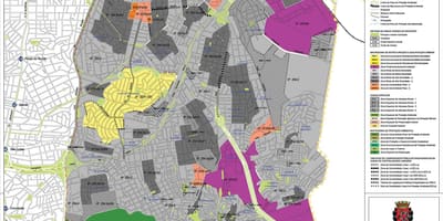 Mapa Ipiranga São Paulo - lurzoruaren Okupazioa