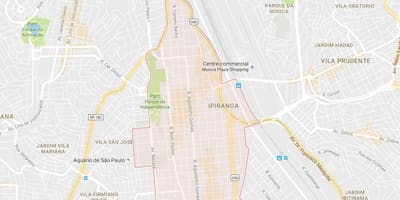 Mapa Ipiranga São Paulo