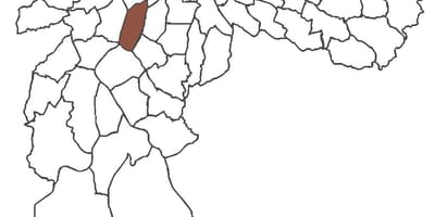 Mapa Itaim Bibi auzoan