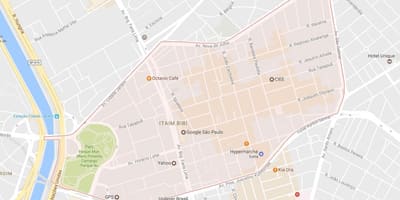 Mapa Itaim Bibi São Paulo