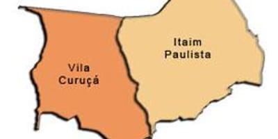 Mapa Itaim Paulista - Vila Curuçá azpi-prefekturan