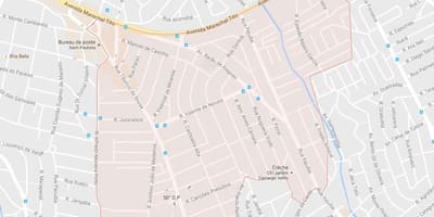 Mapa Itaim Paulista São Paulo