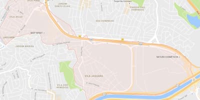 Mapa Jaguara São Paulo