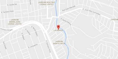 Mapa Lajeado São Paulo