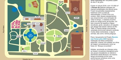 Mapa Luz parke São Paulo