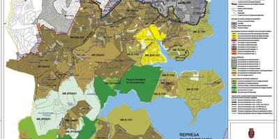 Mapa M'Boi Mirim São Paulo - lurzoruaren Okupazioa