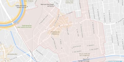 Mapa Penha São Paulo