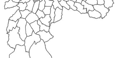 Mapa Pinheiros auzoan
