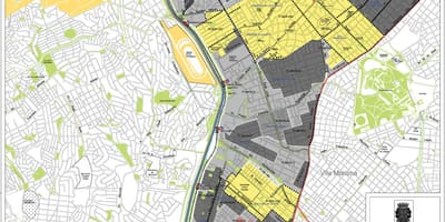 Mapa Pinheiros São Paulo - lurzoruaren Okupazioa
