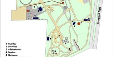 Mapa Piqueri São Paulo Park