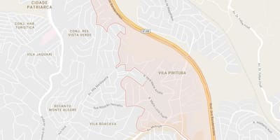 Mapa Pirituba São Paulo