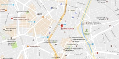 Mapa Prédio Martinelli