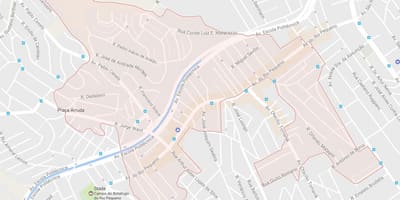 Mapa Rio Pequeno São Paulo
