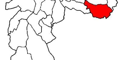 Mapa São Mateus azpi-prefektura São Paulo