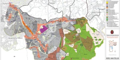 Mapa São Mateus São Paulo - lurzoruaren Okupazioa