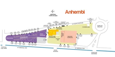 Mapa São Paulo Anhembi
