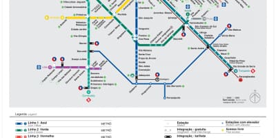 Mapa São Paulo EMTU