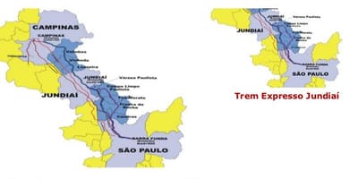 Mapa São Paulo Express Bandeirantes