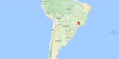 Mapa São Paulo Hego Amerikan