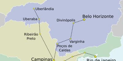 Mapa São Paulo TAV