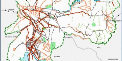 Mapa São Paulo txirrindularitza bidea