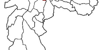 Mapa Sé azpi-prefektura São Paulo