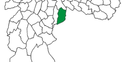 Mapa Sacomã auzoan