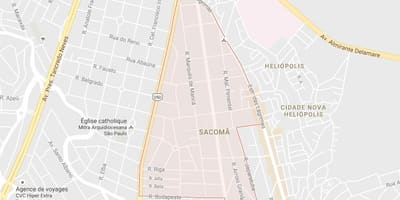 Mapa Sacomã São Paulo