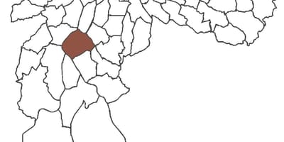 Mapa Santo Amaro auzoan
