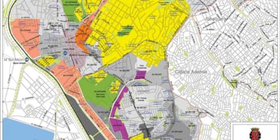Mapa Santo Amaro São Paulo - lurzoruaren Okupazioa