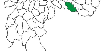 Mapa Sapopemba auzoan