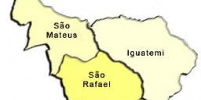 Mapa São Mateus azpi-prefekturan