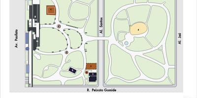 Mapa Trianon São Paulo Park