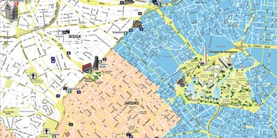 Mapa turismo São Paulo