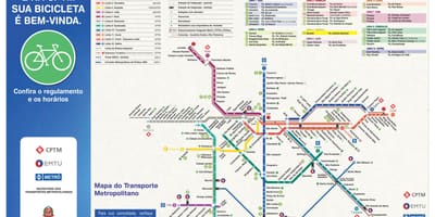 Mapa txirrindularitza gida São Paulo