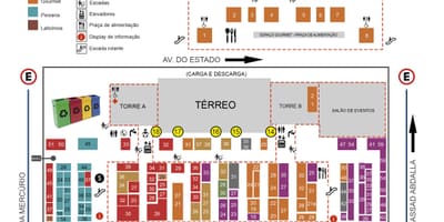 Mapa udal merkatuan São Paulo