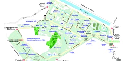 Mapa unibertsitatea, São Paulo - USP
