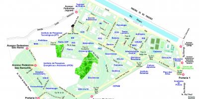 Mapa unibertsitatea, São Paulo - USP
