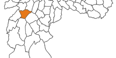 Mapa Vila Andrade auzoan