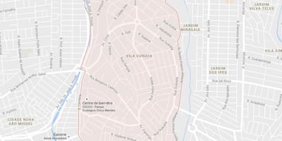 Mapa Vila Curuçá São Paulo