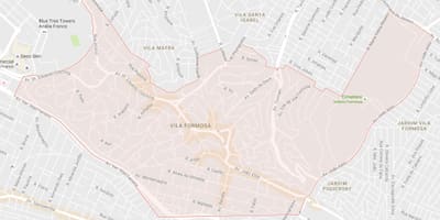 Mapa Vila Formosa São Paulo