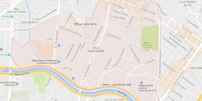 Mapa Vila Guilherme São Paulo