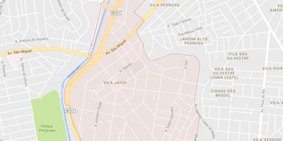 Mapa Vila Jacuí São Paulo