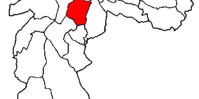 Mapa Vila Mariana azpi-prefektura São Paulo