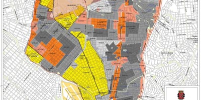Mapa Vila Mariana São Paulo - lurzoruaren Okupazioa