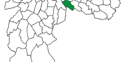 Mapa Vila Prudente auzoan